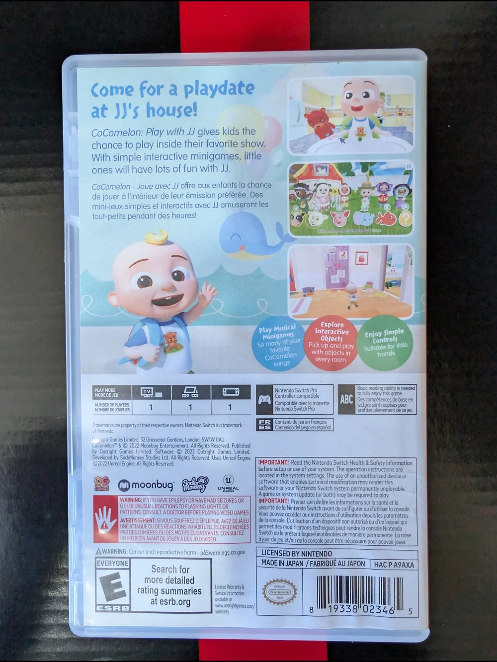 Nintendo Switch CoComelon Play with JJ
